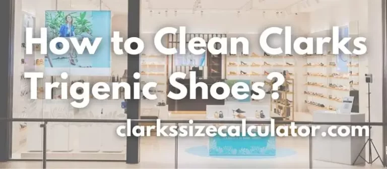 How to Clean Clarks Trigenic Shoes?