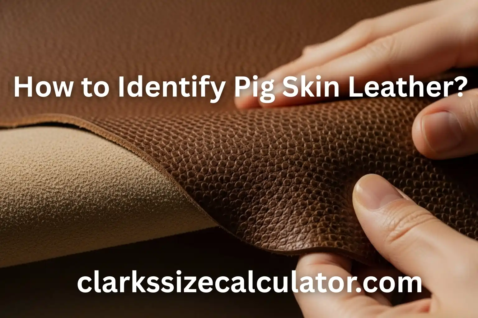 How to Identify Pig Skin Leather